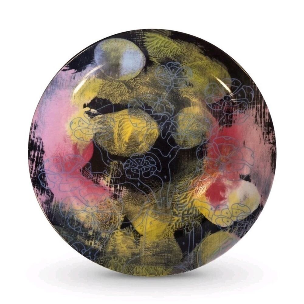 Anthropologie Trey Speegle 8¼" Artist Plate #110 Honest 111 Reasons To Love You